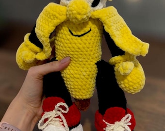 Plátano: un patrón de ganchillo de la serie OwocoLudki.