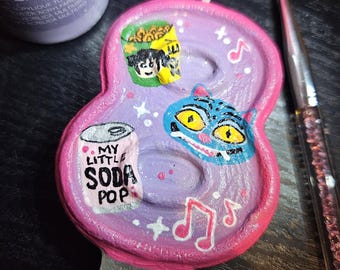 Vela personalizada pintada a mano para tarta de cumpleaños de K-Pop Demon Hunters. VENDEDOR DEL REINO UNIDO.