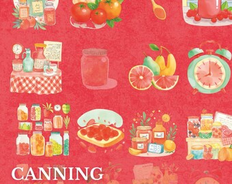 Canning Journal: Home Preserving Log & Recipe Tracker (Printable PDF)