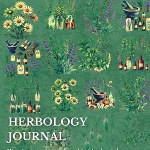 Kräuterkunde-Journal: Tagebuch & Apotheker-Notizen (druckbare PDF-Datei)