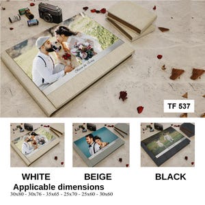 Personalized Panoramic Wedding Photo Album: Custom Memory Keepsake