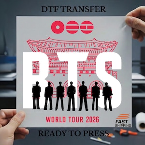 BTS - World Tour Arirang T-shirt design  DTF Transfer