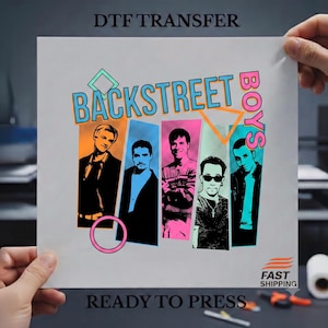Pop Music Bring Memory Back Street Men Women Boys Girls 7 Comfort Colors  DTF Transfer: Bring Memory Back, Backstreet Boy Band, BSB Rock
