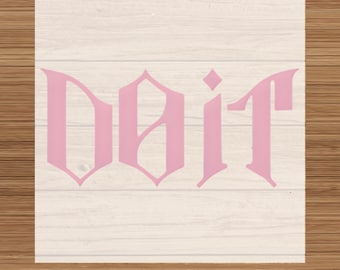 Do It Stray Kids Pink DTF Heat Transfer: Kpop Fan Merch