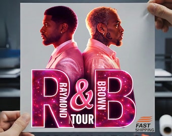 Usher Chris Brown R&B Tour 2026 DTF Transfer (Ready to Press)