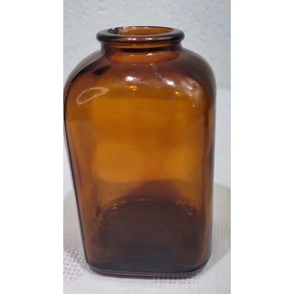 Vintage Amber Snuff Bottle 3 Dot