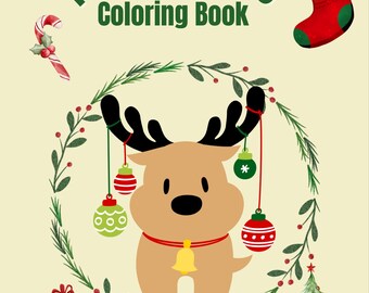 Christmas Coloring Book: 50 Fun Holiday Pages for Kids (PDF Download)