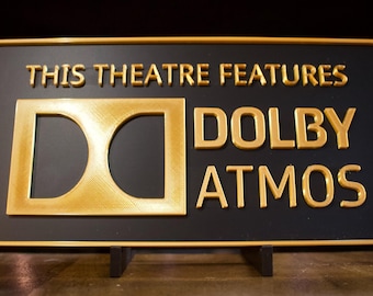 Dolby Atmos | ホームシアターサイン | 看板 | 映画館の装飾