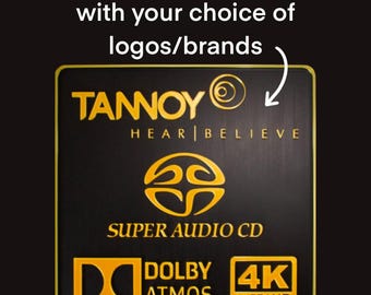 Personalized 3D Home Theatre Sign, Custom Cinema Plaque