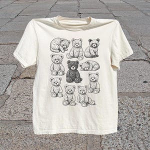 Maglietta con orsetto: maglietta retrò vintage con orso