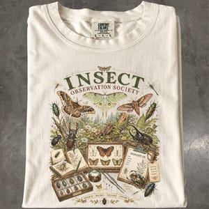 Entomology T-Shirt: Vintage Insect Observation Graphic Tee, Scientific Specimen Shirt, Bug Lover Gift