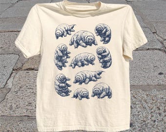 Tardigrade T-Shirt: Retro Vintage Water Bear Graphic Tee