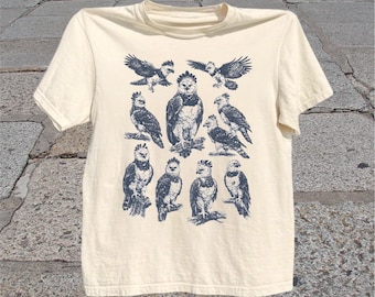 Harpy Eagle T-Shirt: Vintage Bird Graphic Tee, Wildlife Nature Shirt, Bird Lover Gift