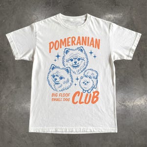 Retro Pomeranian Club T-Shirt: Dog Lover Tee