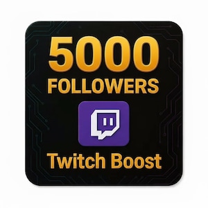 5000 Twitch Followers - Sofortiger Wachstumsschub | Hohe Kundenbindung und schnelle Lieferung | Verbessere die Kanalsichtbarkeit