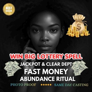 Win Big Lottery Spell: Jackpot, Fast Money, Abundance Ritual