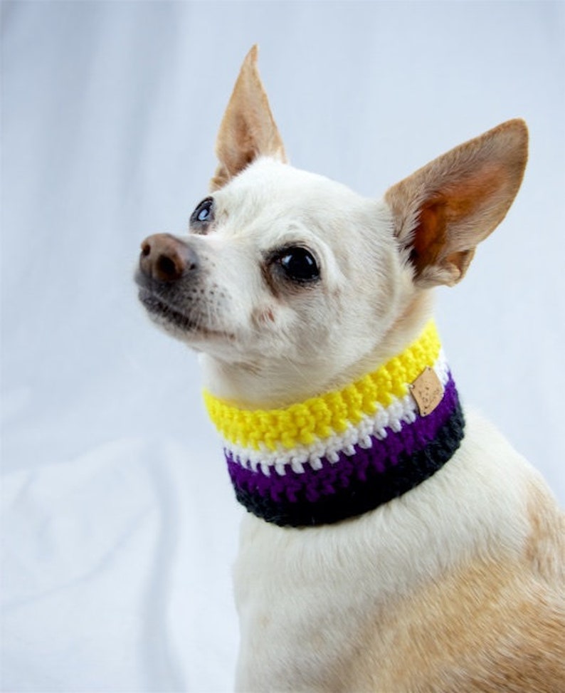 Small-Medium-Large-XL-Over the Collar Dog Bandana-Personalized Dog Bandana-Double SidedSlide over Collar-XS