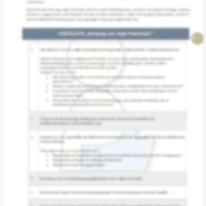 Checkliste zur Bindung von High Potentials im Unternehmen