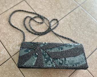 Vintage Bijoux Terner Beaded Clutch Purse