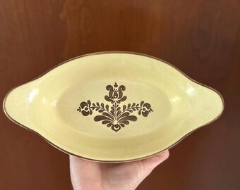 Vintage Pfaltzgraff “Village” Au Gratin Casserole Dish