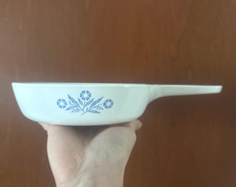 Vintage Corning Ware Blue Cornflower P-83-B Menuette Skillet