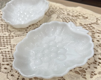Vintage Hazel Atlas Milk Glass Dish