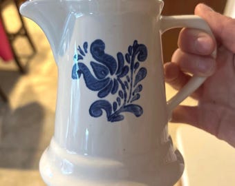 Vintage “Blue Village” Pfaltzgraff Creamer Pitcher