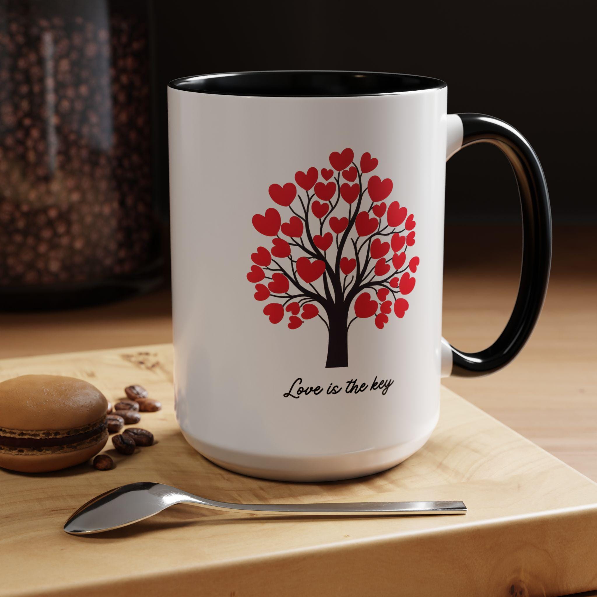 Love is the Key Mug, Girlfriend Gift - Etsy
