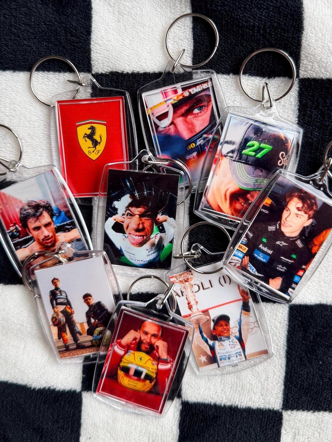 F1 Customizable Keychains - Etsy