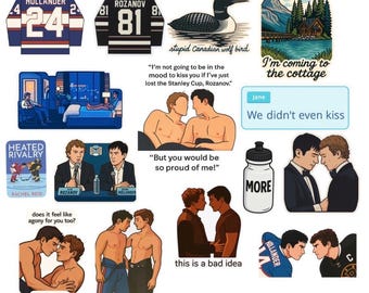 Heated Rivalry Sticker Pack (15 stickers)