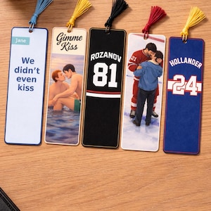 Heated Rivalry Personalized Bookmarks (mix & match)