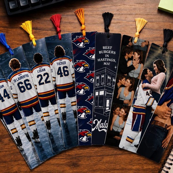 Marcapáginas personalizados para fuera del campus (combinables)