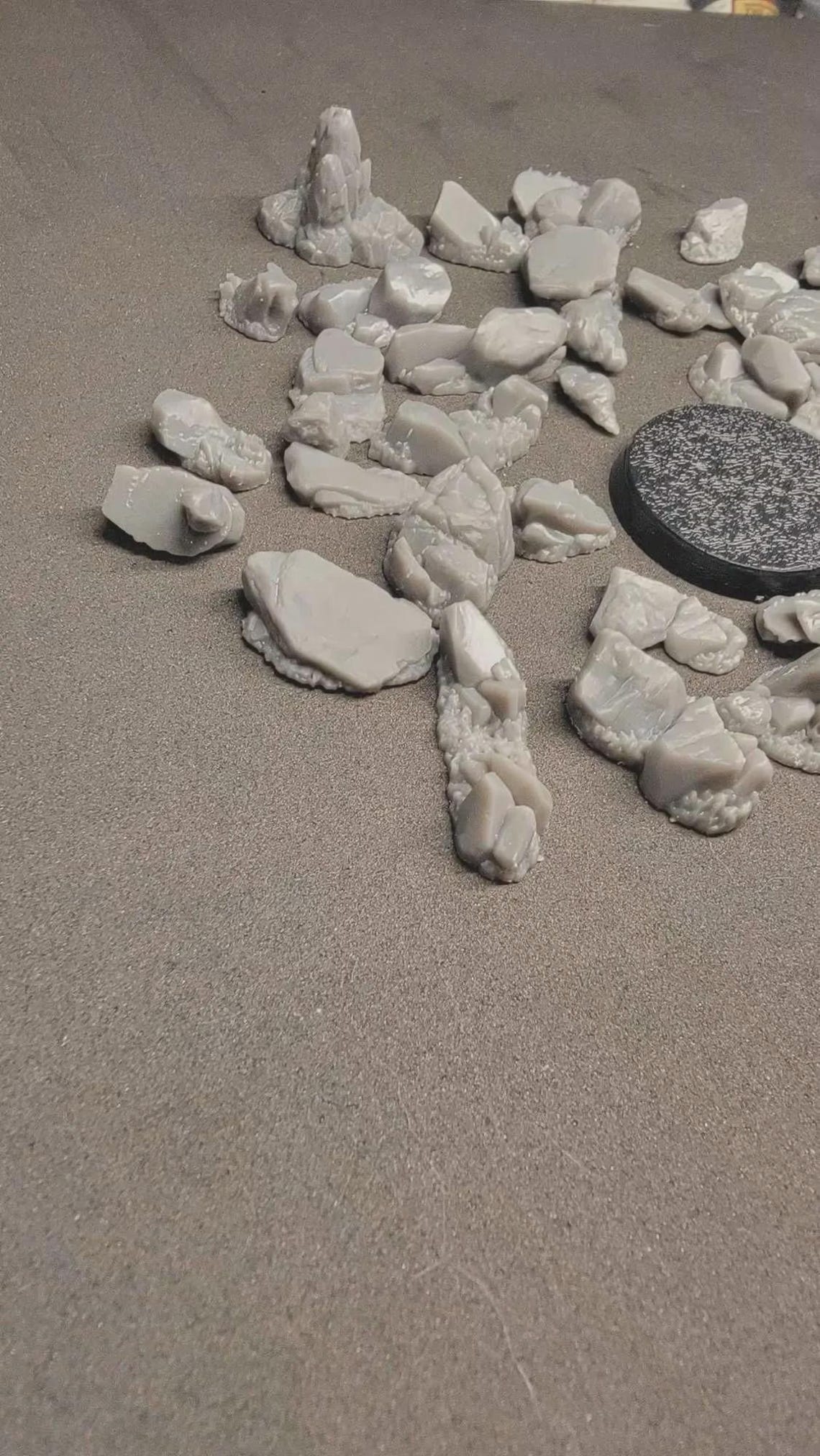 ROCKS & STONES - Bits - for Miniature Basing or Diorama - Etsy