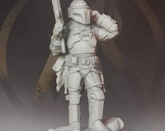 THE STRATEGO - Mando - (1x) - dimensionato per la scala SW Legion - 32 mm / Fuoco Oscuro