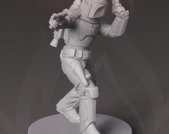 トゥルーハンター - マンドー - (1個) - SWレギオンスケールサイズ - 32 mm | Darkfire