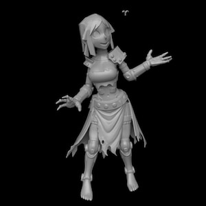 Återupplivad konstruktion - Tecknad D&D - STL-FIL