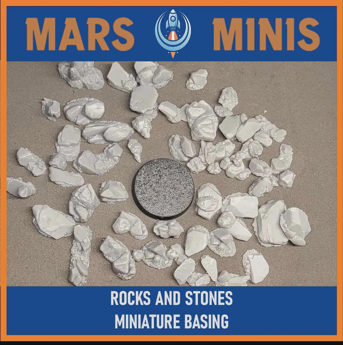 ROCKS & STONES - Bits - for Miniature Basing or Diorama - Etsy