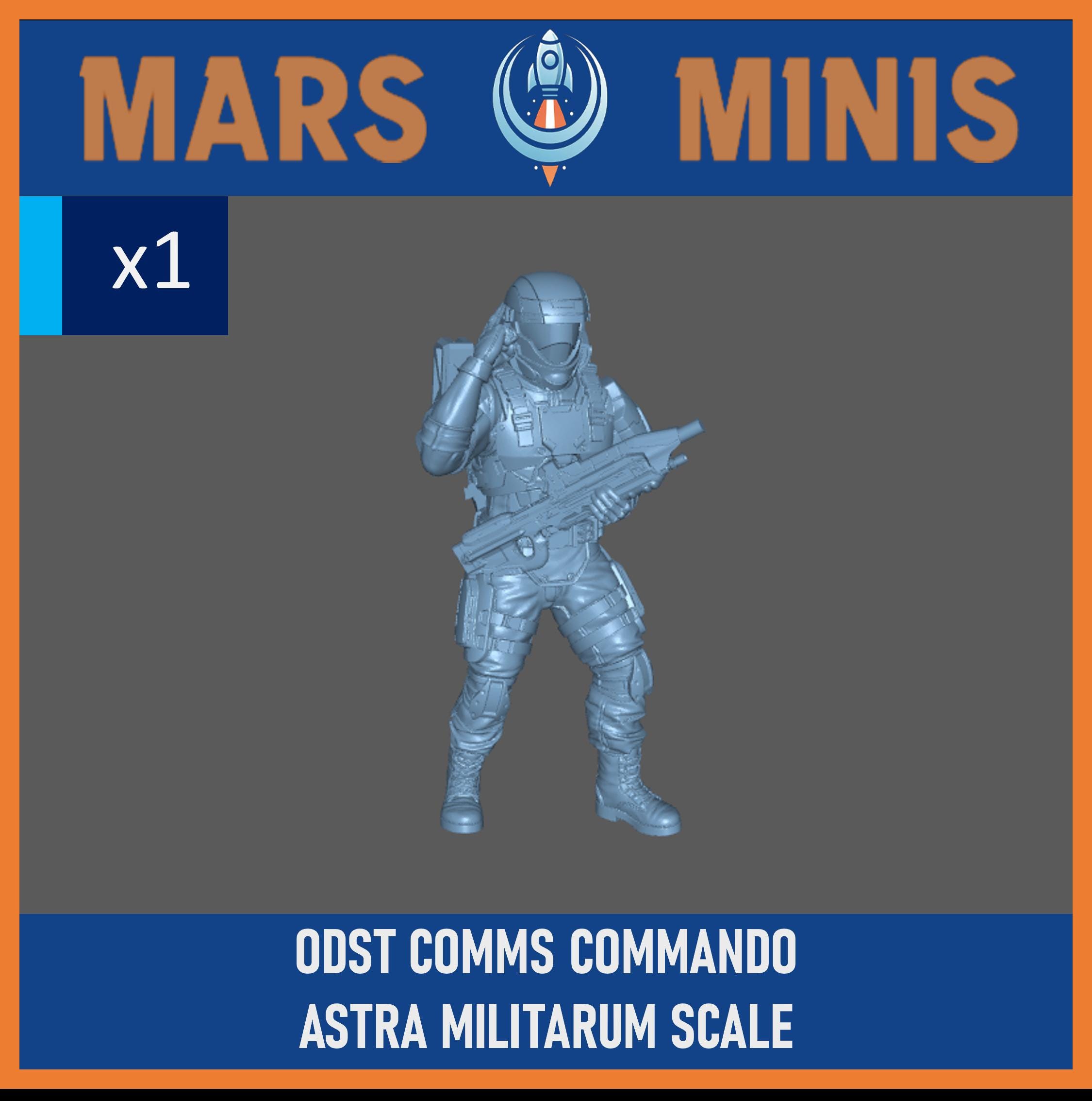 ODST Comms COMMANDO - (1x) Compatible With Astra Militarum - Guard ...
