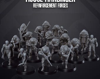 HOUSE HARBENGER Reinforcement Warband - (18x) - sized for SW Legion scale - 32mm - Skullforge