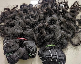 Natural Baby curly human hair bundles