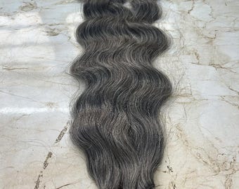 Grey Salt and Pepper human hair bundles