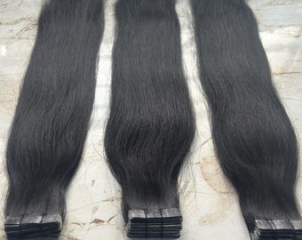 Natural Straight Tape Hair Extensions made in india