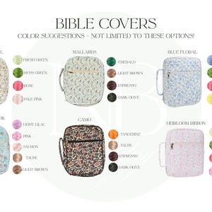 Bible Cover - Embroidered Bible Carrying Case image 4