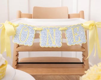1st Birthday Banner - High Chair Banner