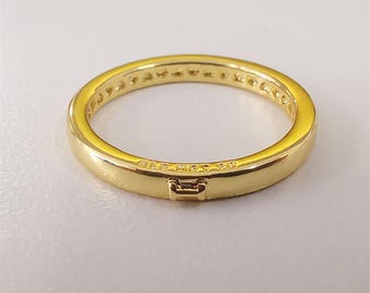 pierścionek Pandora z wiadomością miłosną