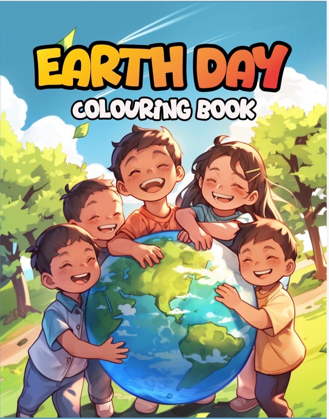 Earth Day Coloring Book for Kids: Fun and Educational Planet and ...