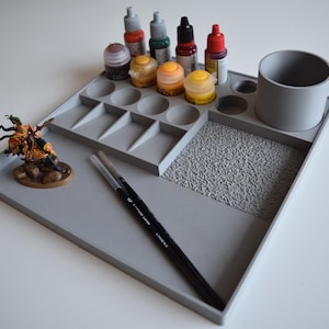 Miniature Painting Laptop Hobby Tray