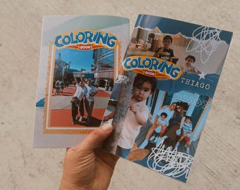 Kids Coloring Book: Real Photo Illustrations, Educational Activity (Physical Printed Book)