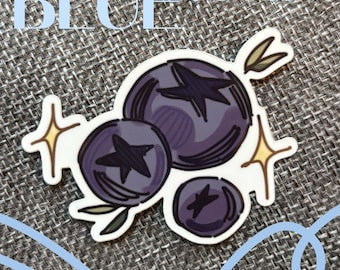 blueberries sticker