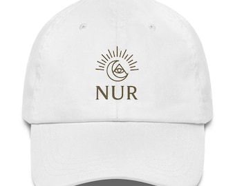 Embroidered Dad Hat | NUR Logo Cotton Twill Baseball Cap
